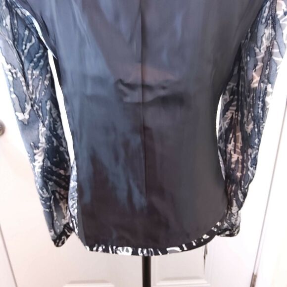 Brandon Thomas black zebra 3 button jacket - Picture 9 of 13